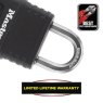 Master Lock - Excell? 4-Digit Black Finish Combination 50mm Padlock