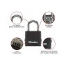 Master Lock - Excell? 4-Digit Black Finish Combination 50mm Padlock