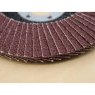 115 x 22mm 80 Grit Faithfull - Aluminium Oxide Flap Discs