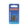 T30S?x?25mm (Pack of 3) Faithfull - Security S2 Grade Steel Screwdriver Bits