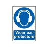 Scan - Wear Ear Protectors - PVC Sign 200 x 300mm Scan - Wear Ear Protectors - PVC Sign 200 x 300mm