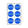 Scan - Fire Door Keep Shut - 6 PVC Signs 100 x 100mm