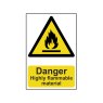 Scan - Danger Highly Flammable Material - PVC Sign 200 x 300mm Scan - Danger Highly Flammable Material - PVC Sign 200 x 300mm