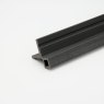 EazyClad 5S - Ebony Black Composite Slatted Cladding Corner Trim