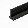 EazyClad 5S - Ebony Black Composite Slatted Cladding End Trim