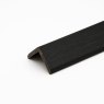 EazyClad 5S - Ebony Black Angled Composite Cladding Trim