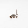 EazyClad 5S - Classic Oak Colour Coded Screws for Cladding Trim - Pack of 100