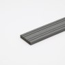 EazyClad 5S - Anthracite Composite Slatted Cladding Flat Trim