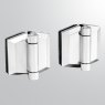 BM Architectural Polaris 155 Self-Closing Hinges - Glass to Glass