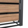 Ecoscape Ecoscape - Single Bin Storage With Lid - Woodgrain & Charcoal