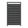 Ecoscape Ecoscape - Single Bin Storage With Lid - Charcoal