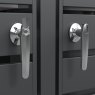 Ecoscape Ecoscape - Double Bin Storage With Lid - Charcoal