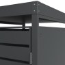 Ecoscape Ecoscape - Single Bin Storage with Planter - Charcoal