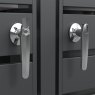 Ecoscape Ecoscape - Double Bin Storage with Planter - Charcoal