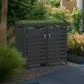 Ecoscape Ecoscape - Double Bin Storage with Planter - Charcoal