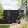 DuraPost® DuraPost Sleek® Aluminium Privacy Panel (Pack of 4) 1.82m - Black