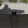 DuraPost® DuraPost Sleek® Aluminium Infill Profile (Pack of 3) 1.83m - Black