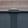 DuraPost® Post Cap With Bracket 75 x 75mm - Anthracite Grey