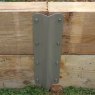 FENCEMATE® Double Sleeper Pin Straight Bracket 750 x 2mm - Olive