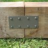 FENCEMATE® Sleeper Joining Plate 170 x 80 x 2mm - Olive