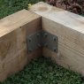 FENCEMATE® Sleeper Angle Bracket 85 x 85 x 80 x 2.5mm - Olive