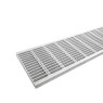 38mm Open Mesh GRP Stair Tread Grating 3660mm - Light Grey - RAL 7047