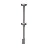 GRP Corner Post - Side Mount - Grey (RAL 7036)