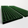 2 x GRP 38mm Standard Duty Bridging Ladder - Green RAL 6001