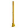 GRP End Post - Square Handrail Pedestal Base - Yellow (RAL 1003)