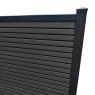 ScenicLiving ScenicLiving Slatted Composite Fence Kit - Stone Grey