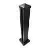 ScenicLiving Fence End Post Kit - Black 2.4m (No Supports)