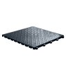 Barclay & Mathieson Diamond Tread, Closed Surface, Interlocking Floor Tile - Black