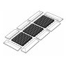 Barclay & Mathieson Diamond Tread, Closed Surface, Interlocking Floor Tile - Black