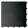 Barclay & Mathieson Smooth Tread, Closed Surface, Interlocking Floor Tile - Black
