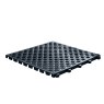 Barclay & Mathieson Diamond Tread, Open Surface, Interlocking Floor Tile - Black