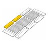 Barclay & Mathieson Gritted Ramp Edge, SM Type - Yellow