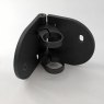 BM Architectural Adjustable 45 Degree Slab Bracket - 316/Matt Black PPC