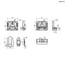 BM Architectural Eazypost Large Square 12-17.5mm Glass Clamp - 316/Matt Black PPC