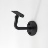 Handrail Wall Bracket With Adjustable Saddle - 316/Matt Black PPC