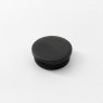 Radiused Handrail Push-In End Cap - 316/Matt Black PPC