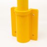 Side Fix Wall Socket to suit 50mm GRP Handrail - Yellow Side Fix Wall Socket to suit 50mm GRP Handrail - Yellow