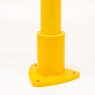 200 - Triangular Base Foot to suit 50mm GRP Handrail - Yellow