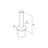 Eazypost Tig Weld Post Stem