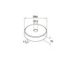 BM Architectural Eazypost Cover For 90102 & 90109 Handrail Bracket