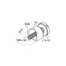 30mm Diameter Glass Adapter