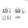 BM Architectural Eazypost Large Square 12-17.5mm Glass Clamp