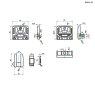 BM Architectural Eazypost Large Square 12-17.5mm Glass Clamp