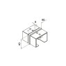 BM Architectural EazySlot Slotted Handrail Connector