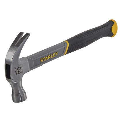 STANLEY - Curved Claw Hammer, Fibreglass Shaft