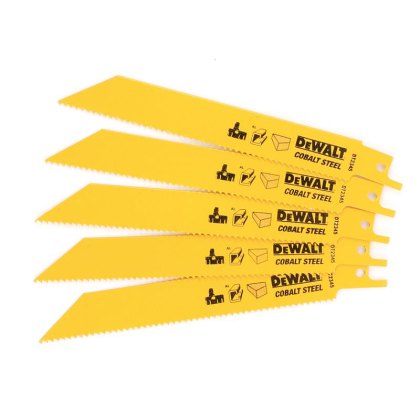 DEWALT - Bi-Metal General Purpose Reciprocating Blade 152mm x 10 TPI (Pack 5)